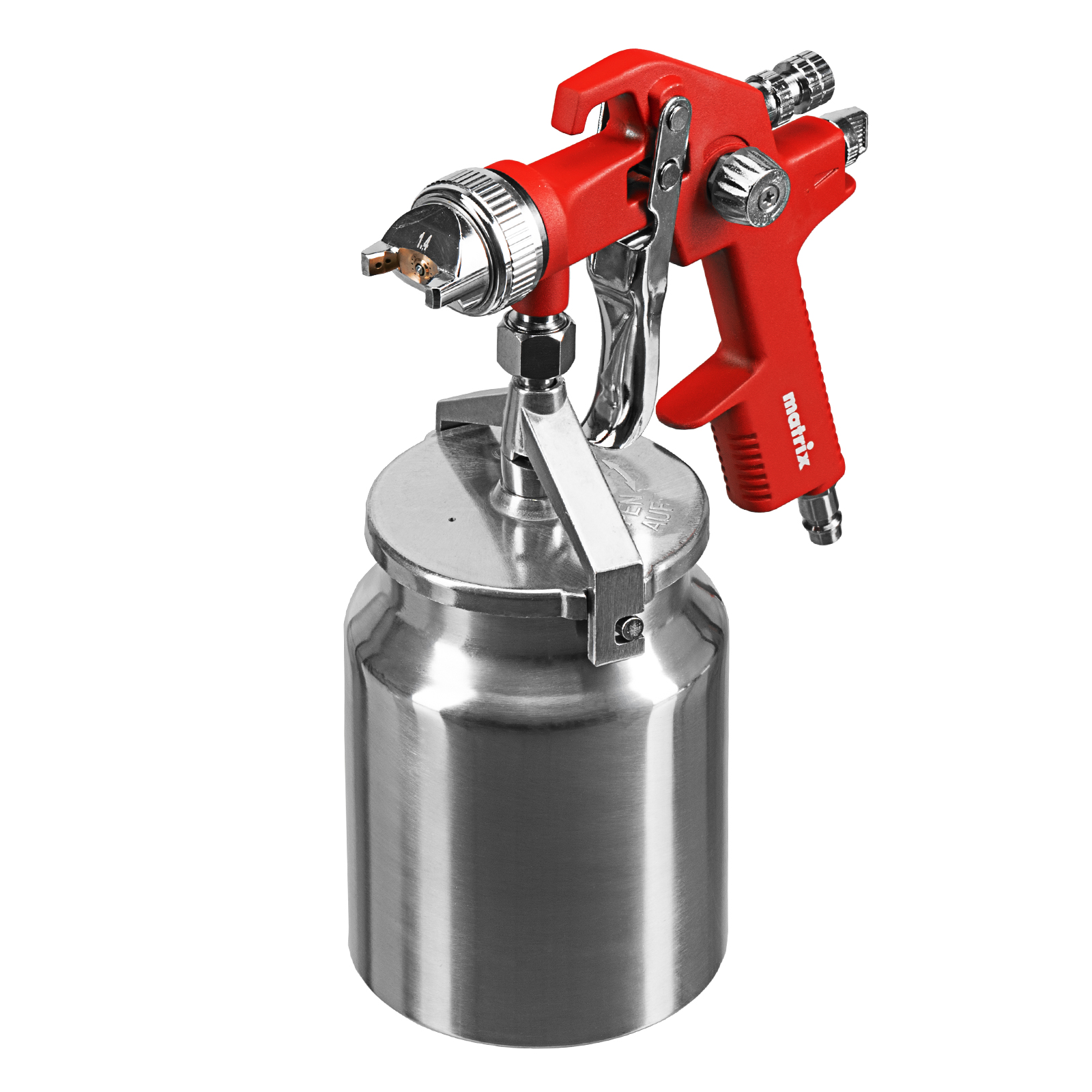 Краскораспылитель HVLP пневмат. с нижним бачком V= 1 л, сопло диаметром 1.4 мм Matrix (57319)