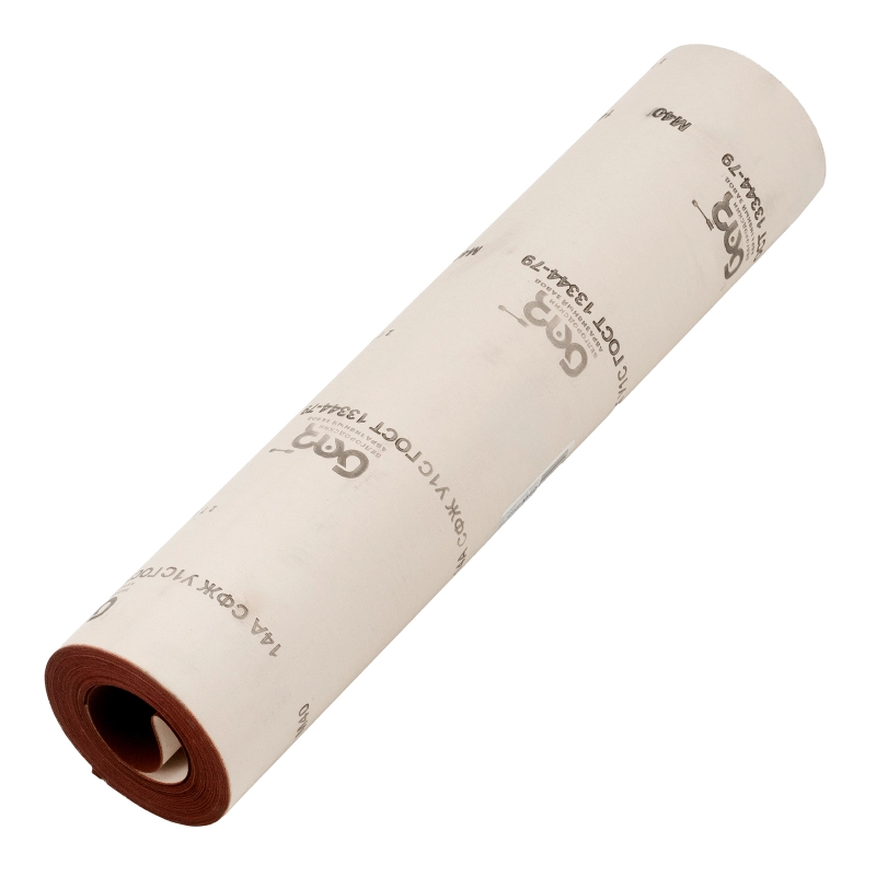 Шкурка на тканевой основе, зернистость № 0, 800 мм х 30 м, "БАЗ" (75213)