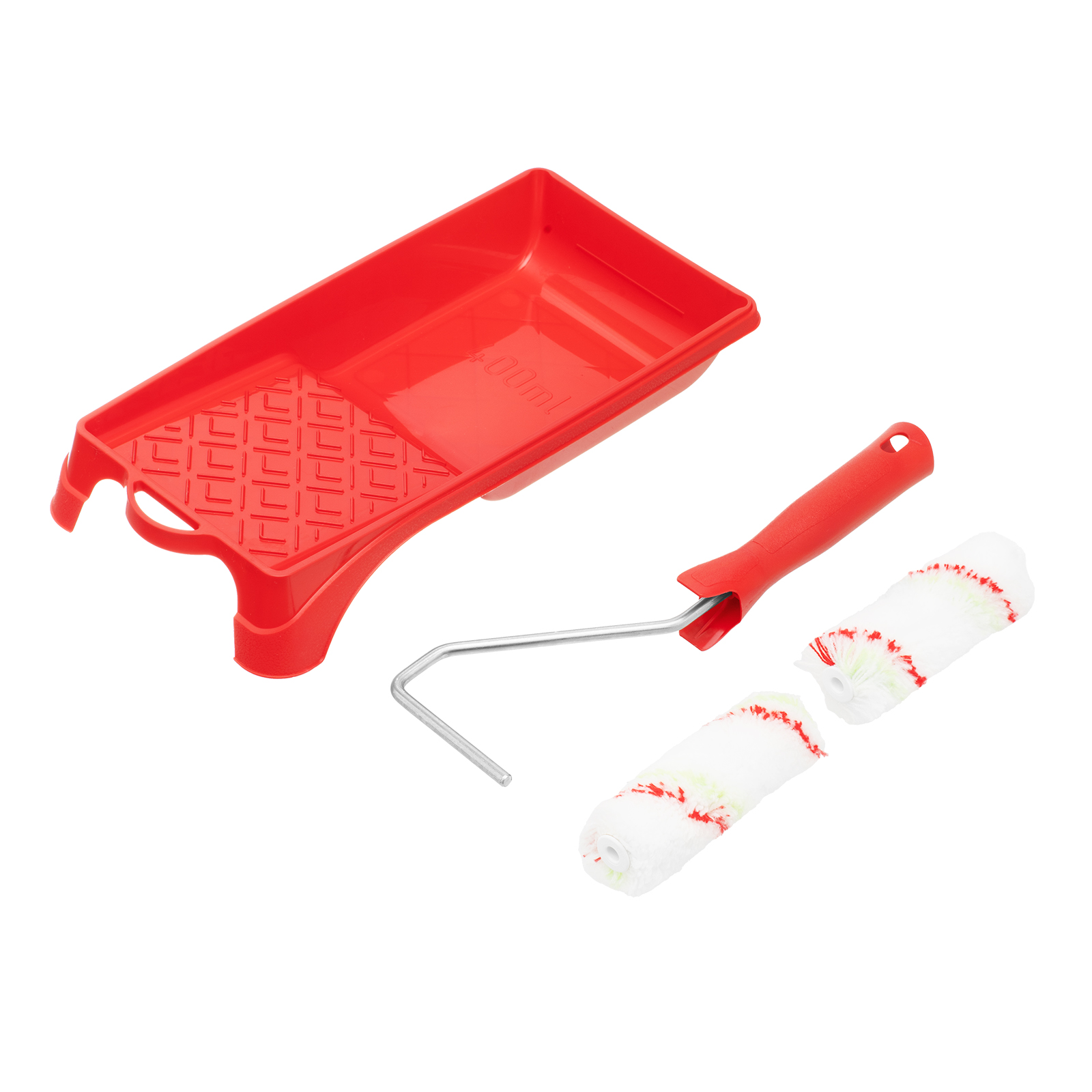 Малярный набор для работ с эмалями: кювета 150 мм х 290 мм и мини-валик 110 мм Сибртех (80453)