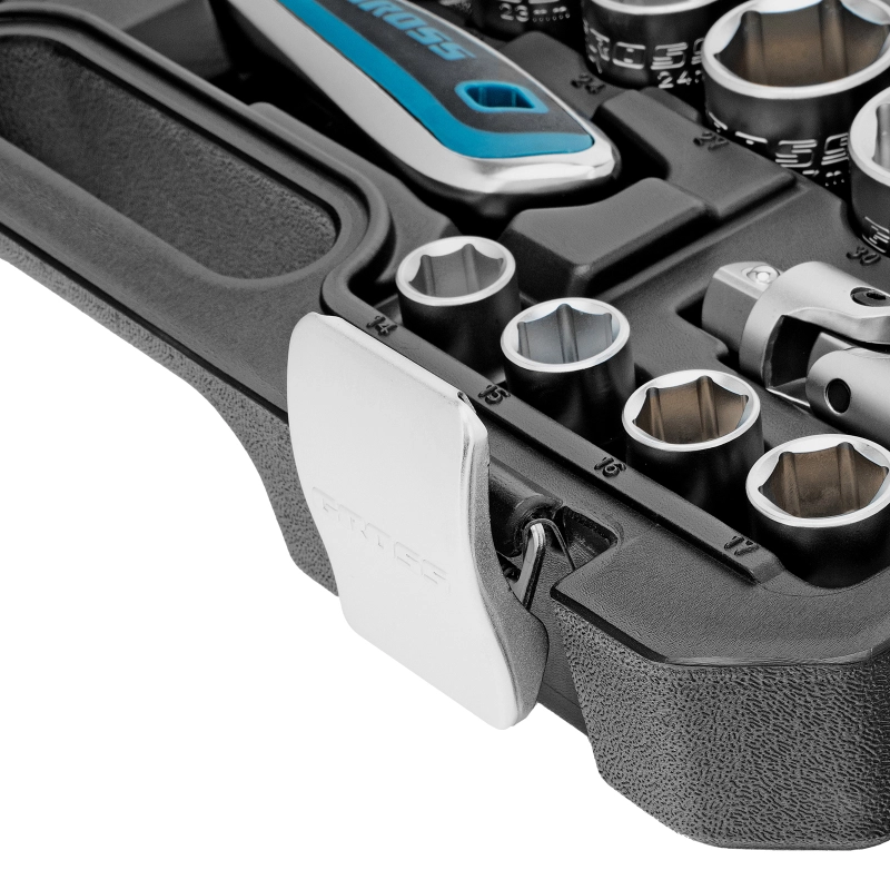 Набор инструментов, 1/2", CrV, 120 зубьев, 24 предмета Gross (14147)