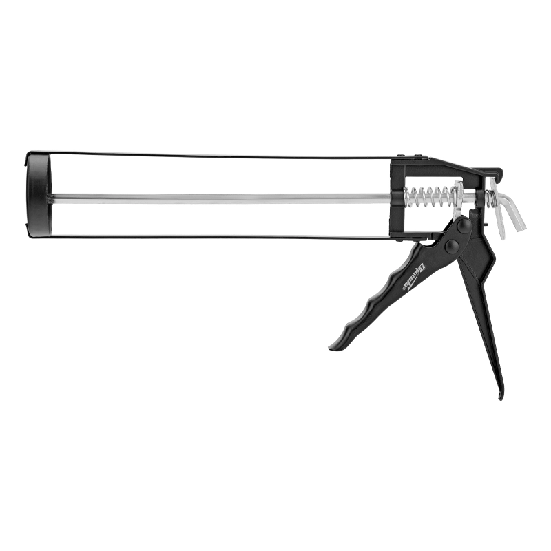 Пистолет для герметика, 310 мл, "скелетный", усиленный с фиксатором, шестигранный шток 7 мм Sparta (886125)