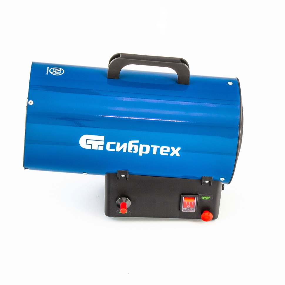 Газовая тепловая пушка СТГ-15, 15 кВт, 500 м3/ч, пропан-бутан Сибртех (96452)