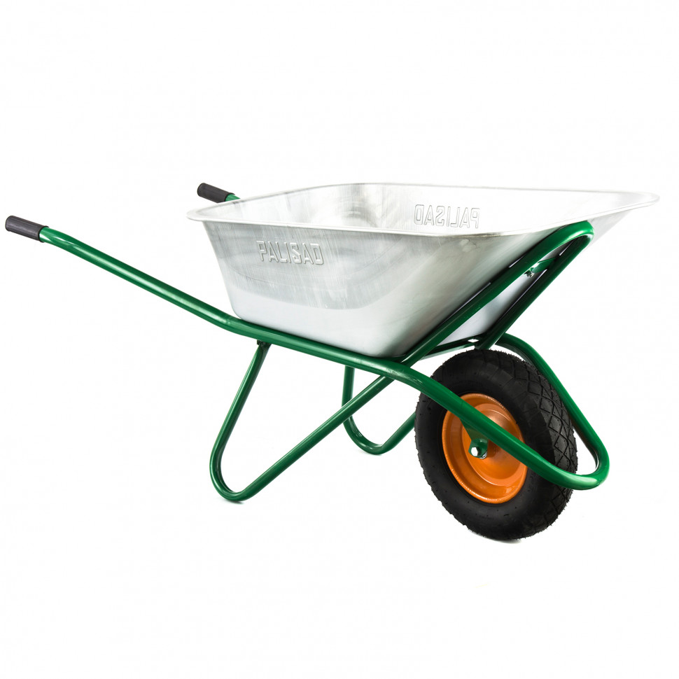 Тачка садово-строительная, усиленная, грузоподъемность 200 кг, объем 90 л Palisad (68935)