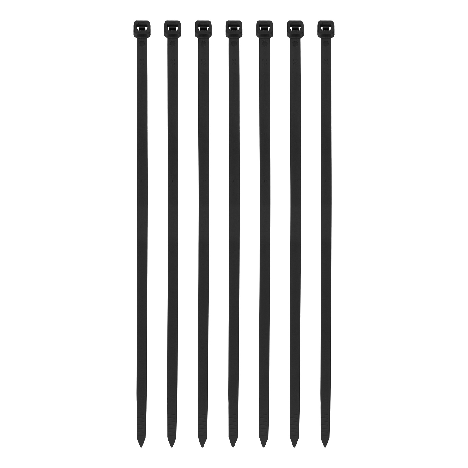 Хомуты, 300 х 8 мм, пластиковые, черные, 100 шт Сибртех (45573)