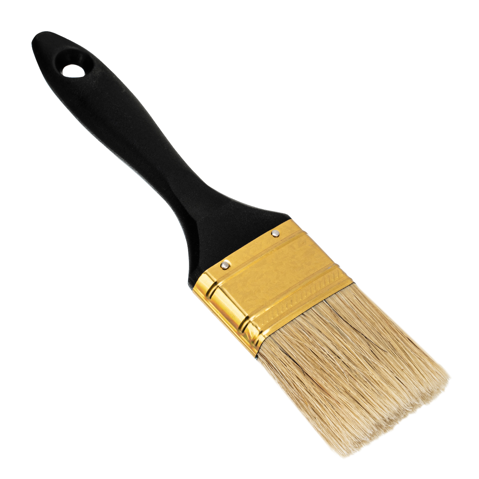 Кисть плоская "Профи" 2", натуральная щетина, пластмассовая ручка MTX (83162)