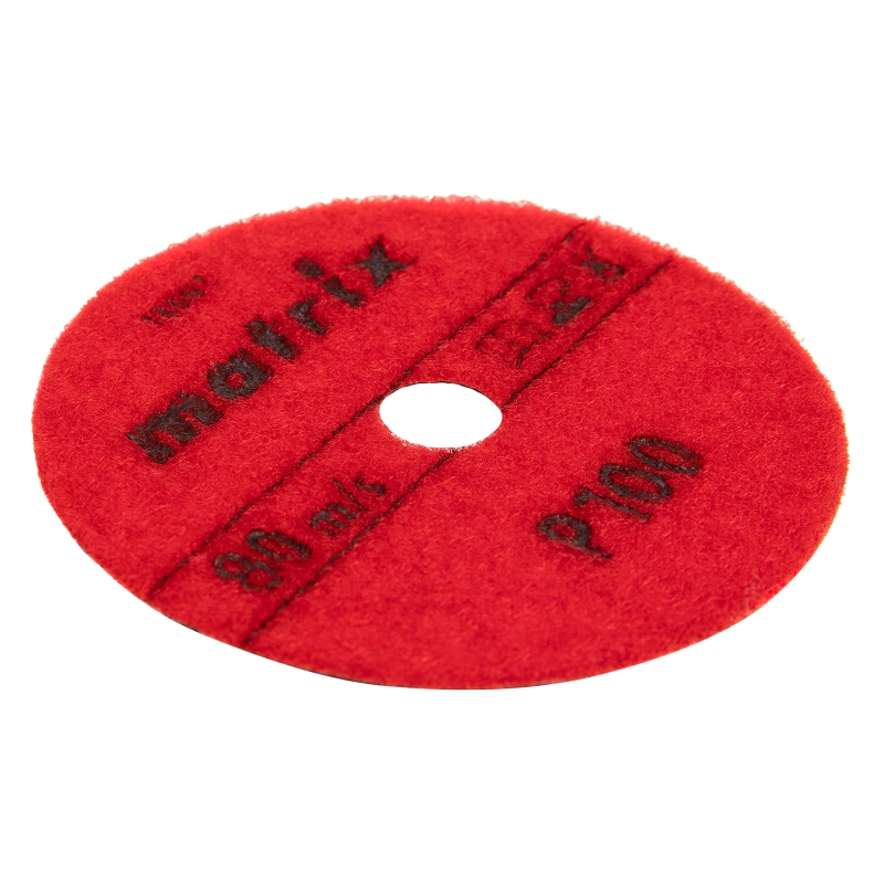 Алмазный гибкий шлифовальный круг, 100 мм, P100, сухое шлифование, 5 шт. Matrix (73501)