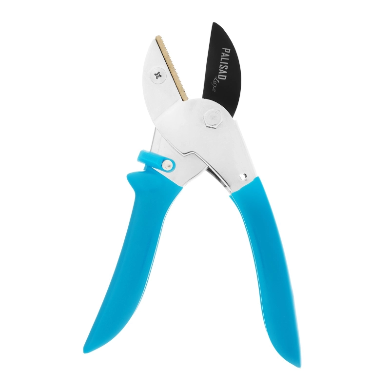 Секатор с наковальней, 205 мм, усиленный, рукоятки в ПВХ-оболочке, Luxe, Palisad (605245)