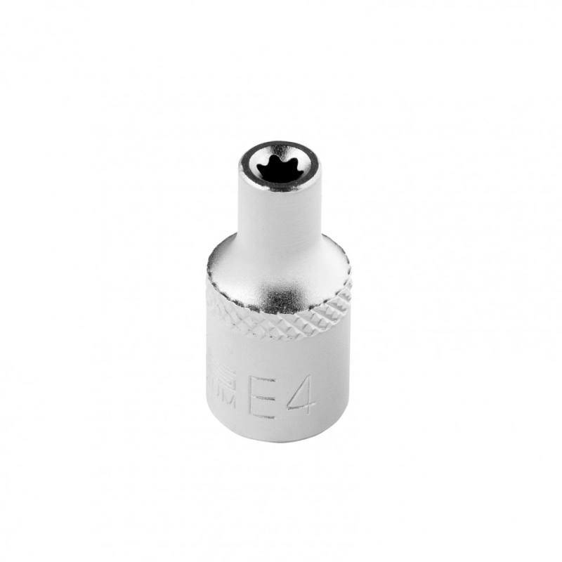 Головка торцевая 1/4, Е4, CrV Stels (13863)