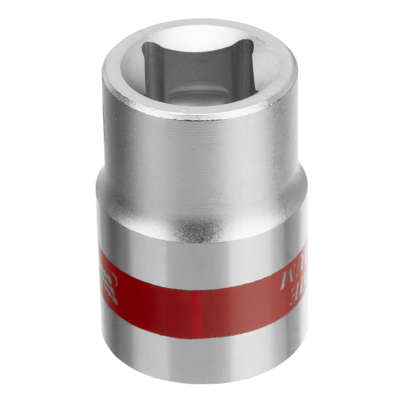 Головка торцевая, 19 мм, шестигранная, CrV, под квадрат 1/2, хромированная Matrix (13119)