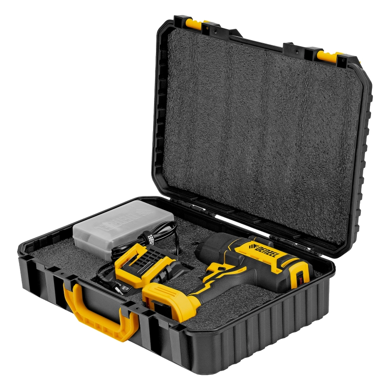 Гайковерт ударный аккумуляторный бесщет. CIWH-BL-20-1000, Li-Ion, 20 В// Denzel (26528)