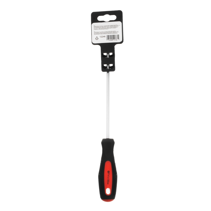 Отвертка Anti-Slip, PH1 х 150 мм, CrV, двухкомпонентная рукоятка Matrix (12246)