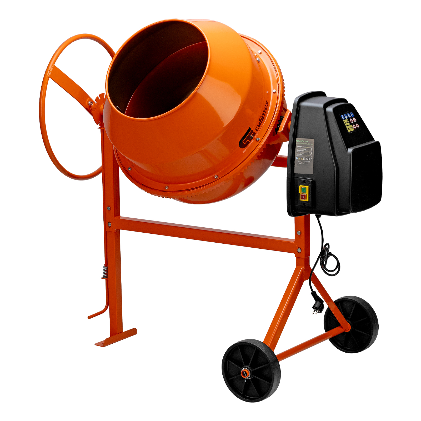 Бетоносмеситель БСЕ-140, 140 л, 500 Вт Сибртех (95477)