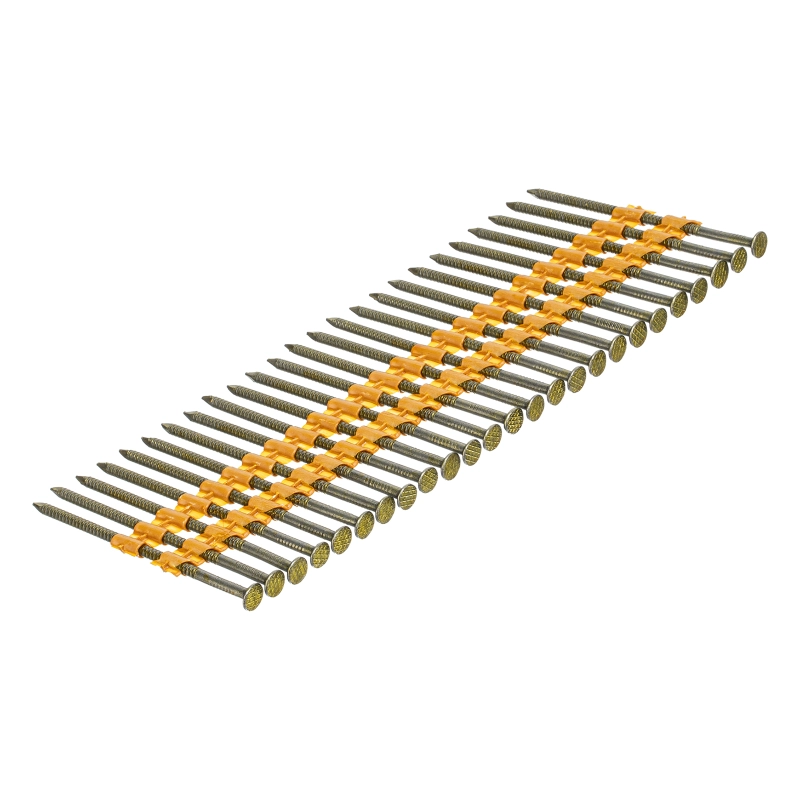 Гвозди для пнев. нейлера (крашен.) длина - 75 мм, диам. - 3,05 мм, 2000 шт. Denzel (57697)