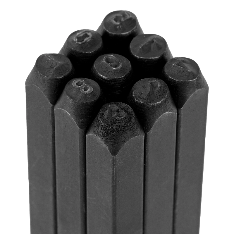 Клейма штамповочные, ударные, цифровые, 3 мм Сибртех (18840)