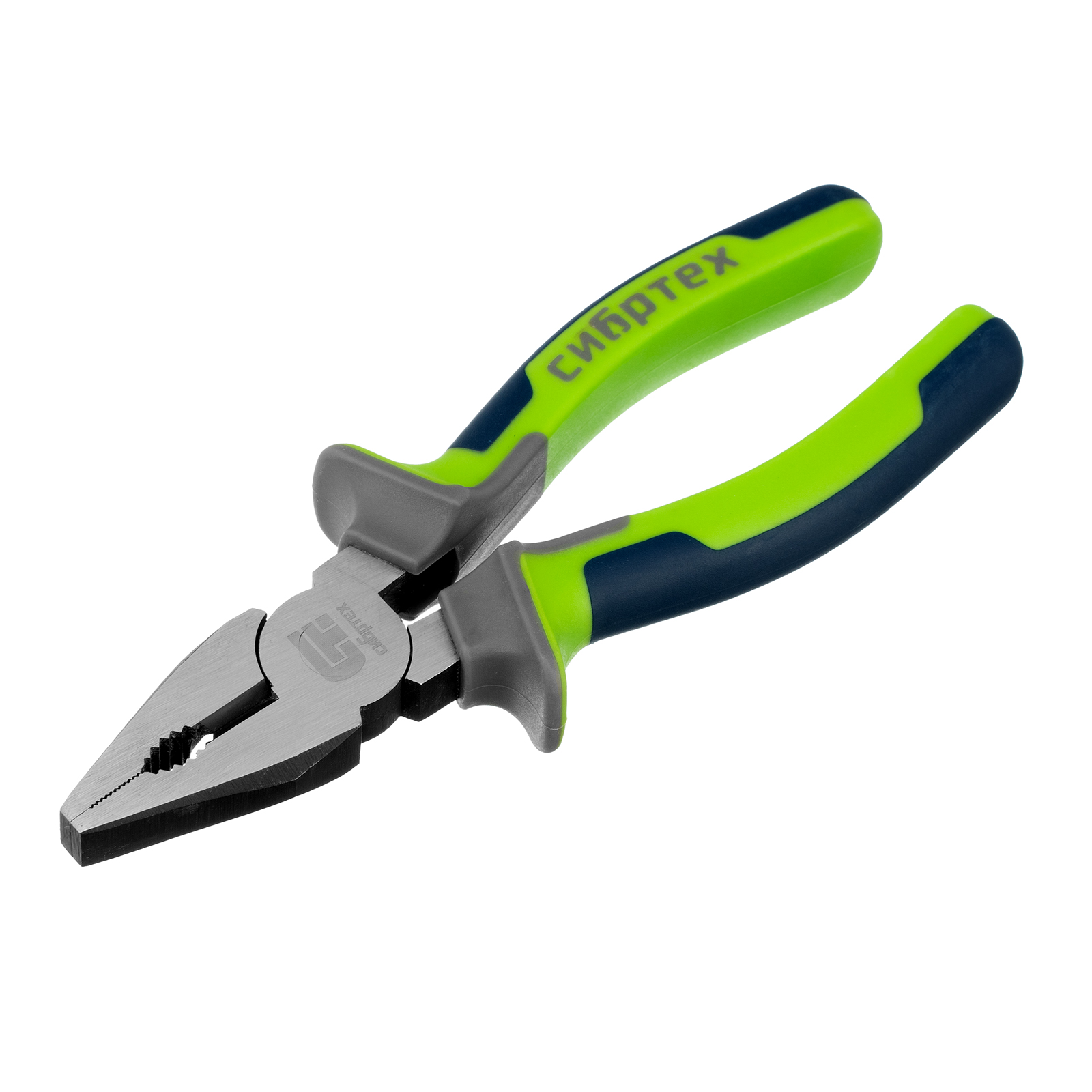 Плоскогубцы комбинированные, 160 мм, фосфатирование, трехкомпонентные рукоятки Сибртех (17053)