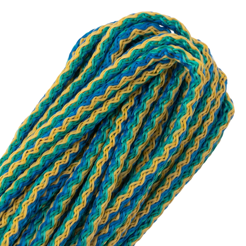 Шнур вязаный полипропиленовый с серд."Радуга", 4 мм, L 20 м, Сибртех (93950)