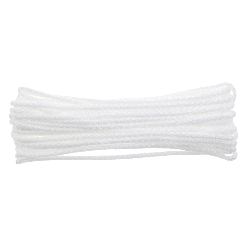 Шнур бельевой полипропиленовый с сердечником, 5 мм, L 10 м, белый, Home Palisad (937075)