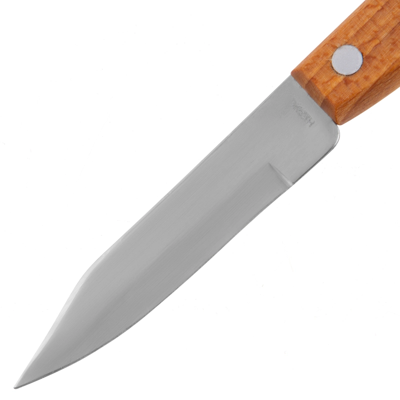 Нож для овощей и фруктов, 170 мм, лезвие 75 мм, деревянная рукоятка Hausman (79155)