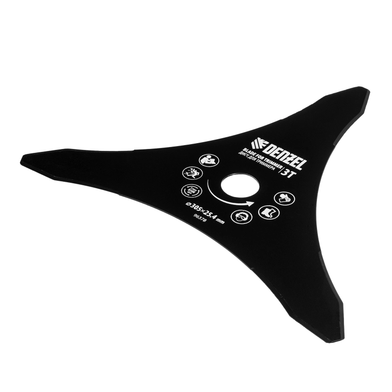 Диск для триммера , 305 х 25,4  3 лезвия Denzel (96378)