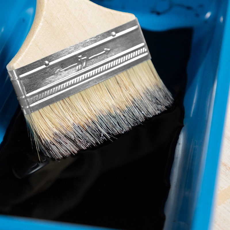 Кисть плоская Slimline 4" (100 мм) натуральная щетина, деревянная ручка Sparta (824455)