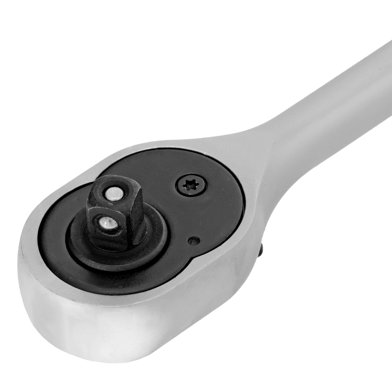 Набор торцевых головок, 1/4", головки 4 - 13 мм, с трещот. ключом, CrV,11 предметов Stels (14125)