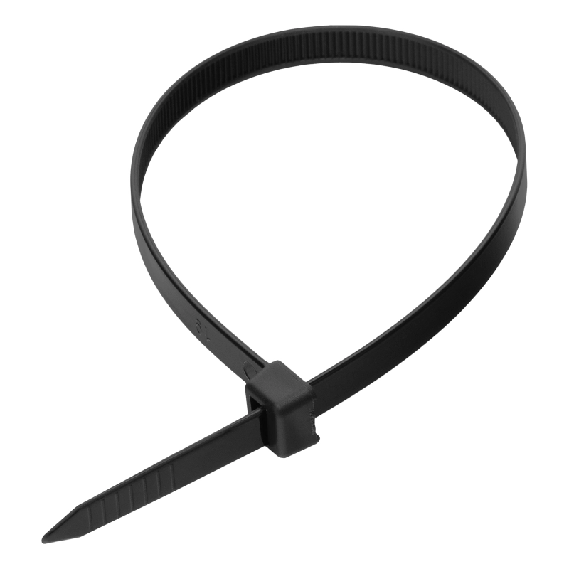 Хомуты, 300 х 8 мм, пластиковые, черные, 100 шт Сибртех (45573)