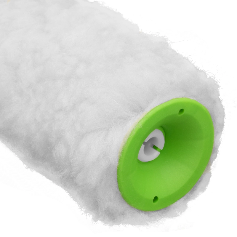 Валик сменный с натуральным мехом, 150 мм, ворс 12 мм, D 48 мм, D ручки 6 мм, Сибртех (80127)