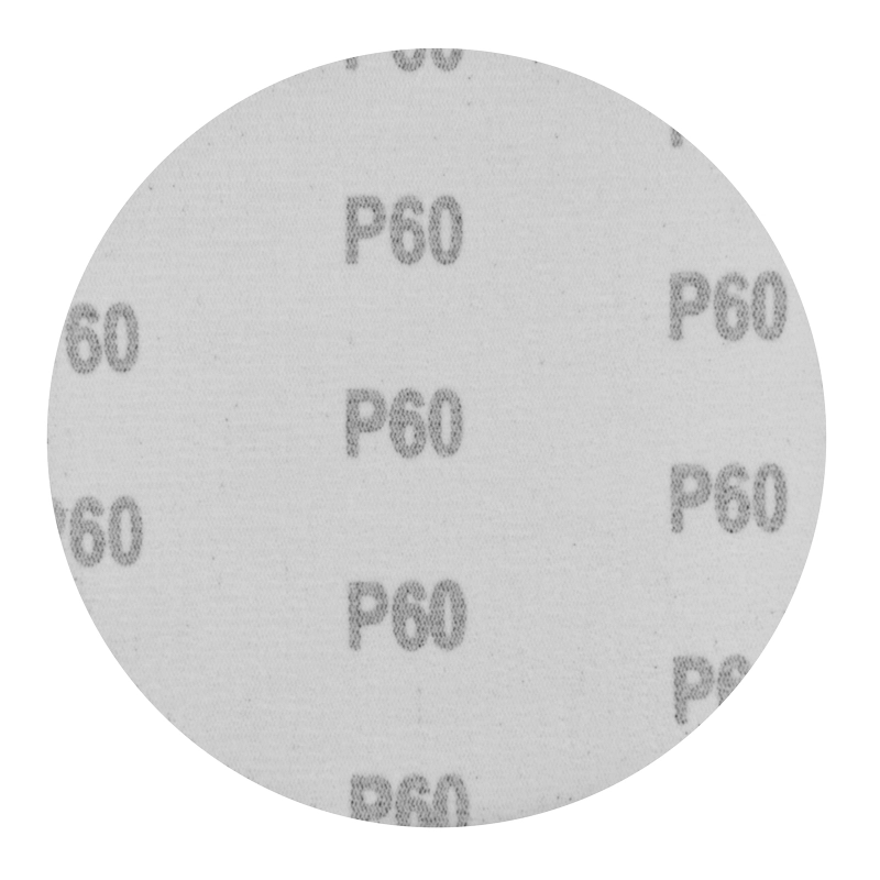 Круг абразивный на ворсовой подложке под "липучку", P 60, 125 мм, 10 шт Сибртех (738407)