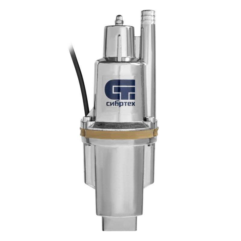Вибрационный насос СВН300-40, верхний забор, 300 Вт, напор 75 м, 1200 л/ч, кабель 40 м Сибртех (99304)