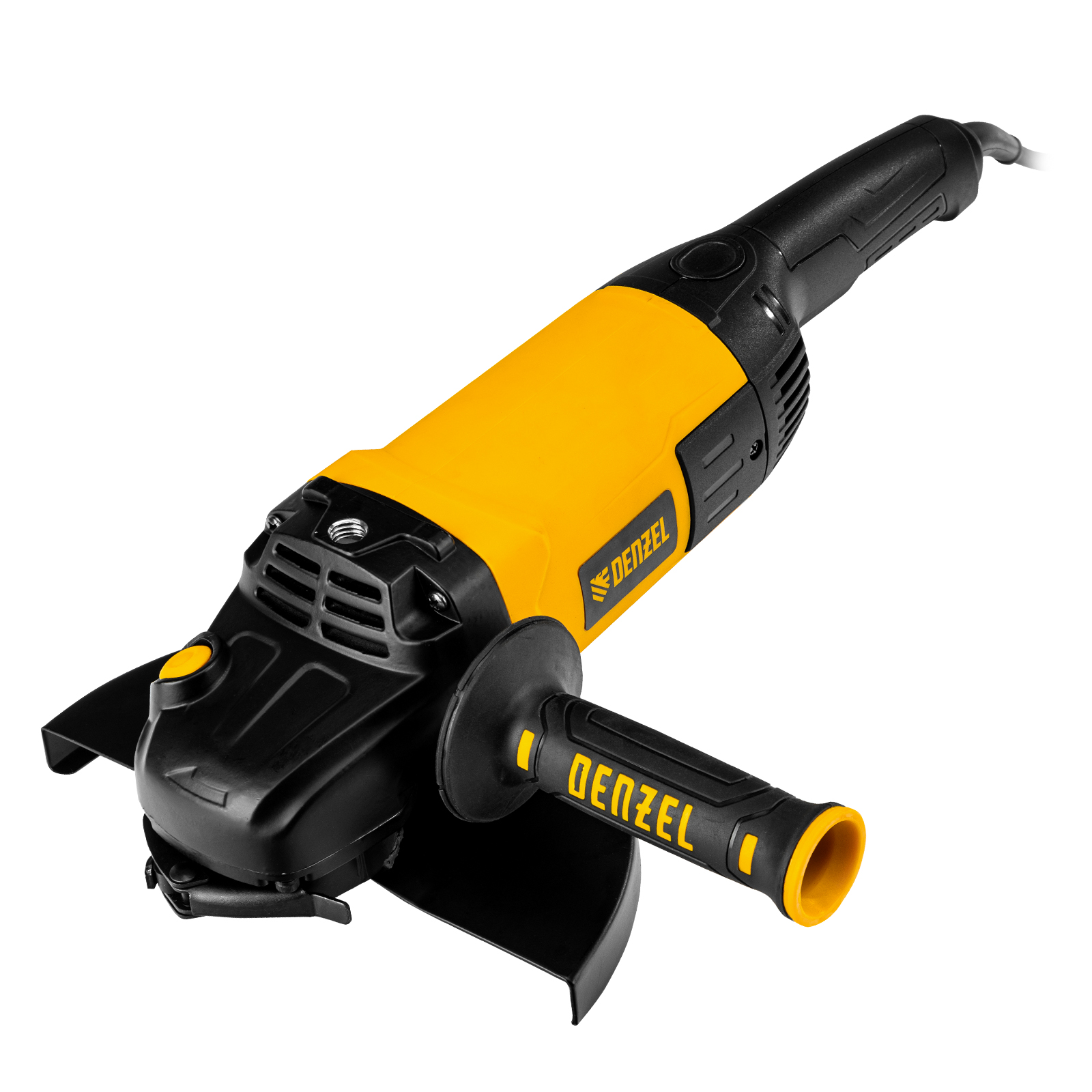Машина шлифовальная угловая AG230-2400, 2400 Вт, 230 мм, 6000 об/мин Denzel (26915)