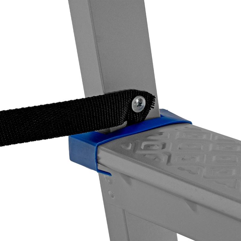 Стремянка двухсторонняя 2 ступени, сталь профиль, стальные ступени, Сибртех (97982)