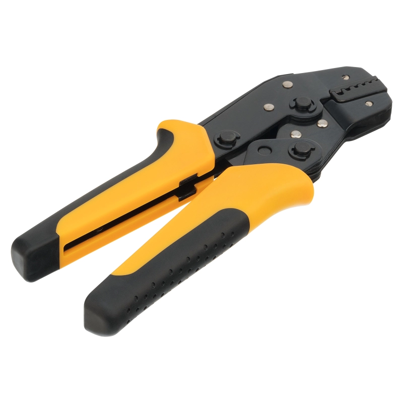 Клещи для обжима неизолированных наконечников НК и НВ, разъемов РП, 0,25 - 2,5 мм2 Denzel (17745)