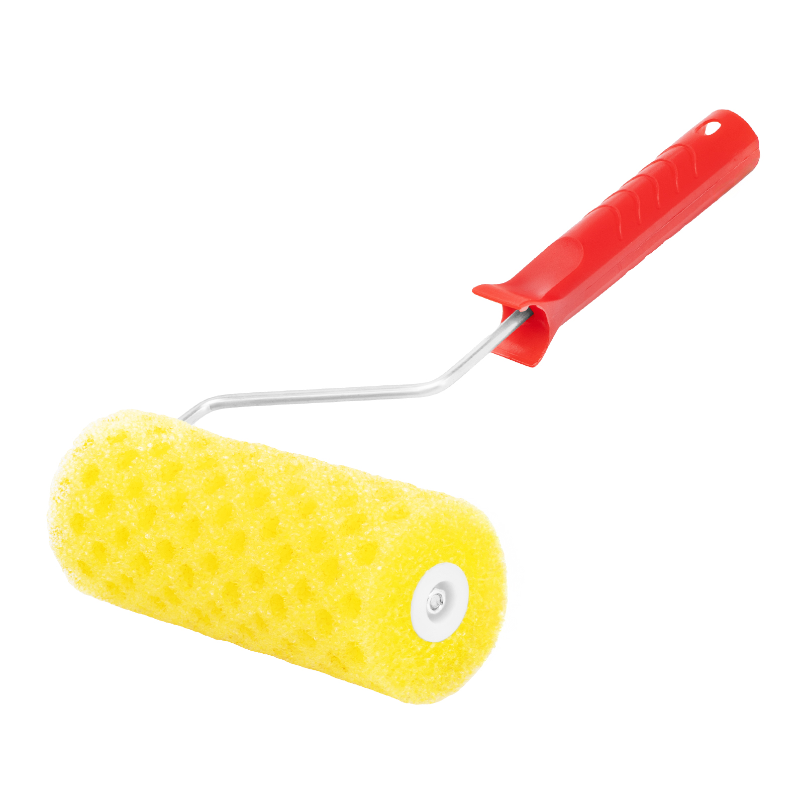 Валик "Структурный" поролоновый с ручкой, "горошек", 180 мм, D 80 мм, D ручки 6 мм MTX (80215)