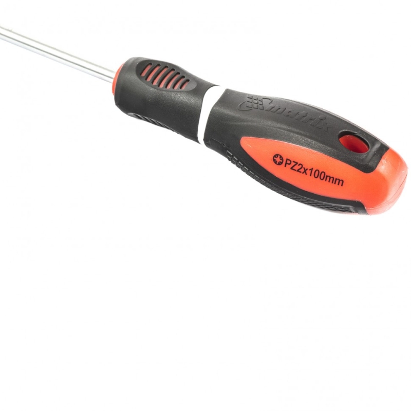 Отвертка "Era", PZ2 x 100 мм, CrV, трехкомпонентная рукоятка Matrix (12094)
