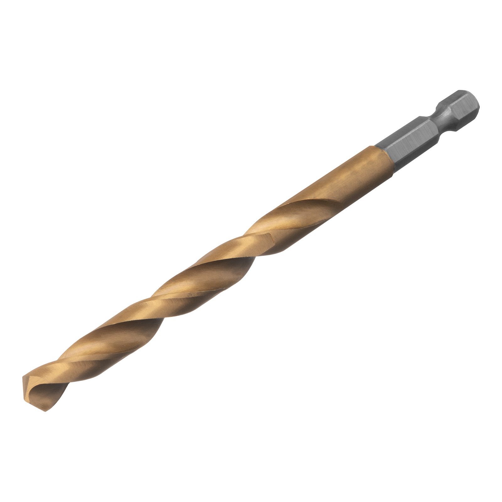 Сверло по металлу, 8 мм, HSS, нитридтитановое покрытие, шестигранный хвостовик Matrix (717802)