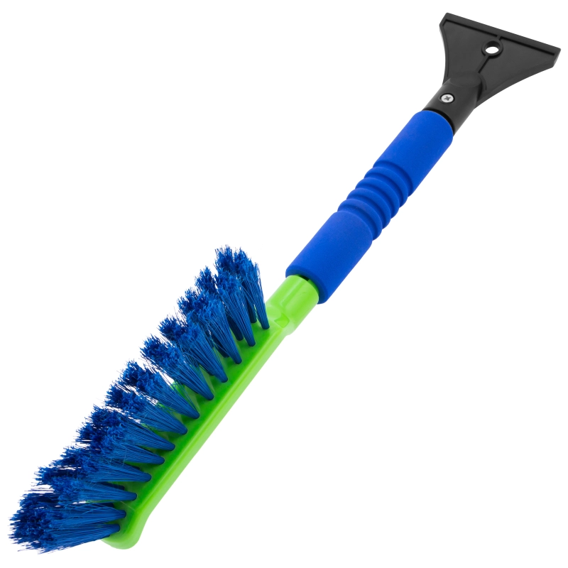 Щетка-сметка для снега со скребком, мягкая рукоятка, 425 мм Сибртех (55315)