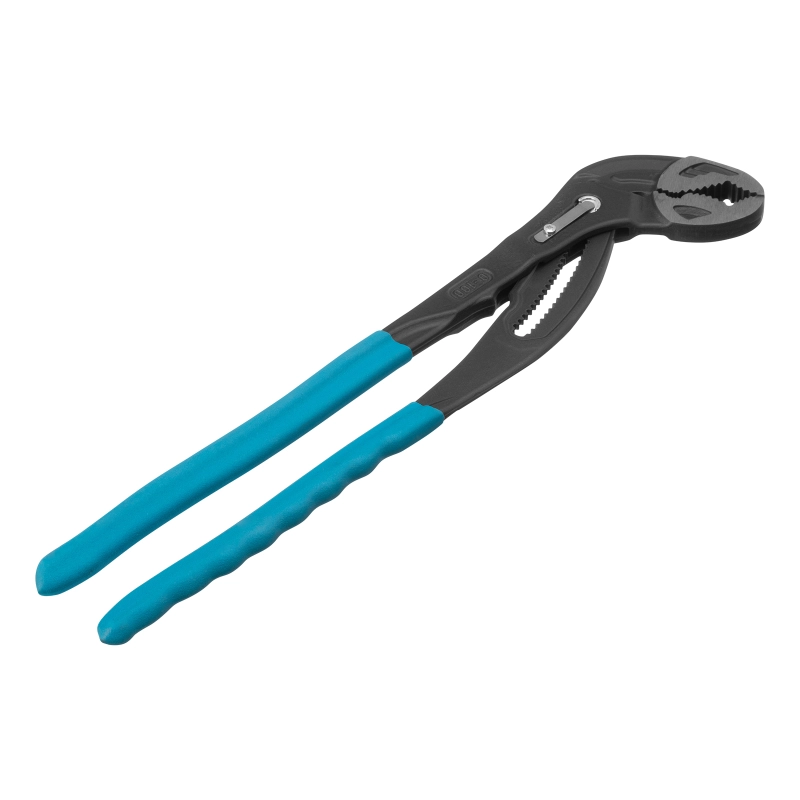 Клещи переставные, кнопочный механизм, обливные рукоятки, 400 мм Gross (15729)