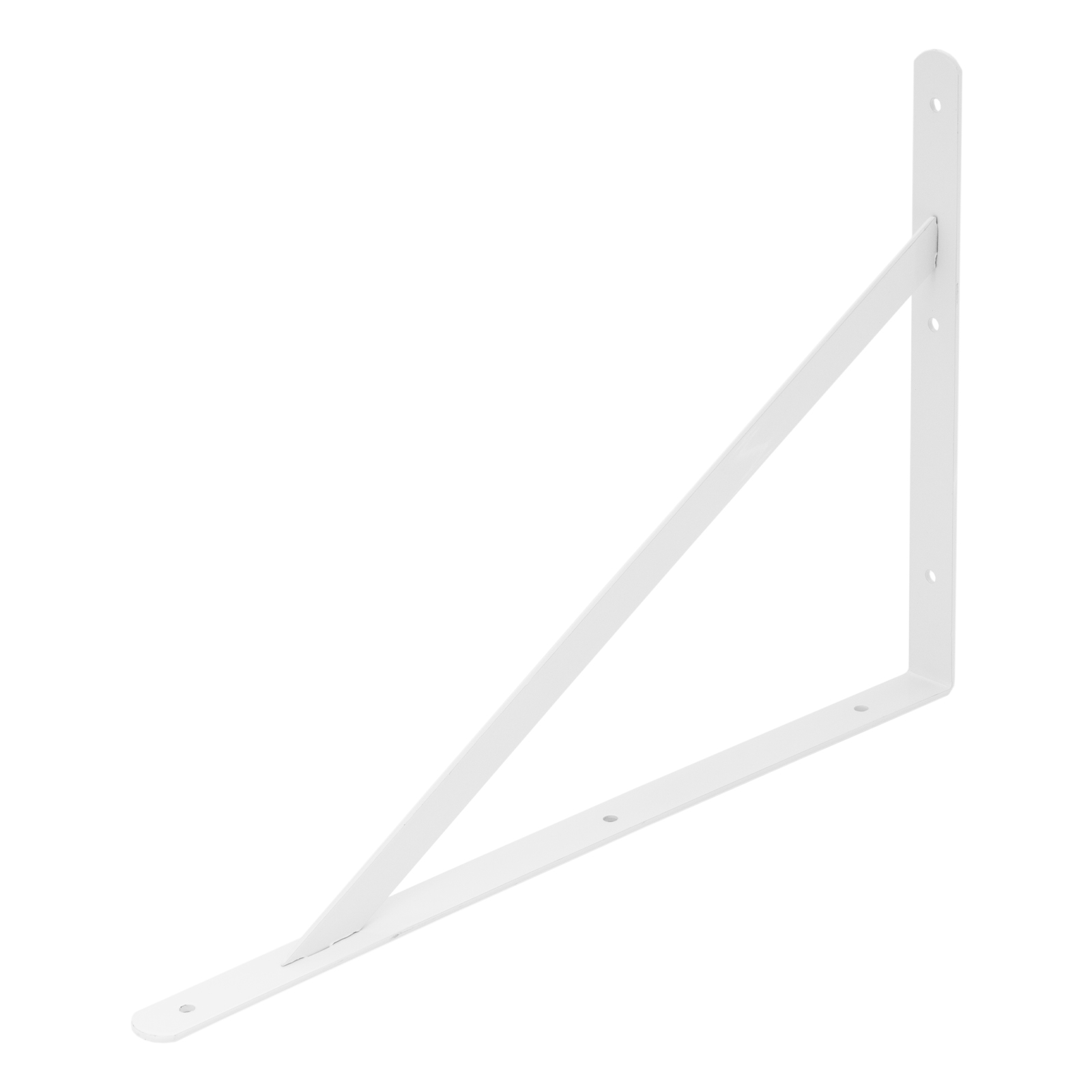 Кронштейн усиленный, 500 х 350 х 30 х 4 мм, белый Сибртех (94048)