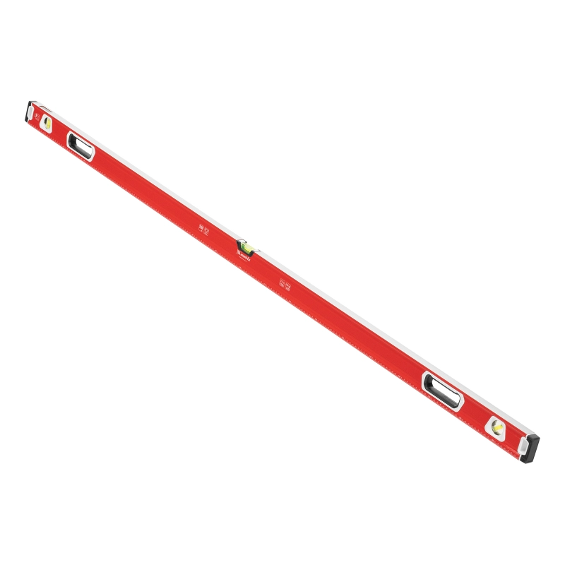 Уровень алюминиевый, магнит, фрезерованный, 3 глазка (1 зеркальный) двухкомпонентные рукоятки, 2000 мм Matrix (34736)