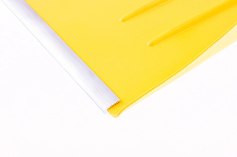 Лопата для уборки снега пластиковая, желтая, 400 х 420 мм, без черенка, Сибртех (616165)