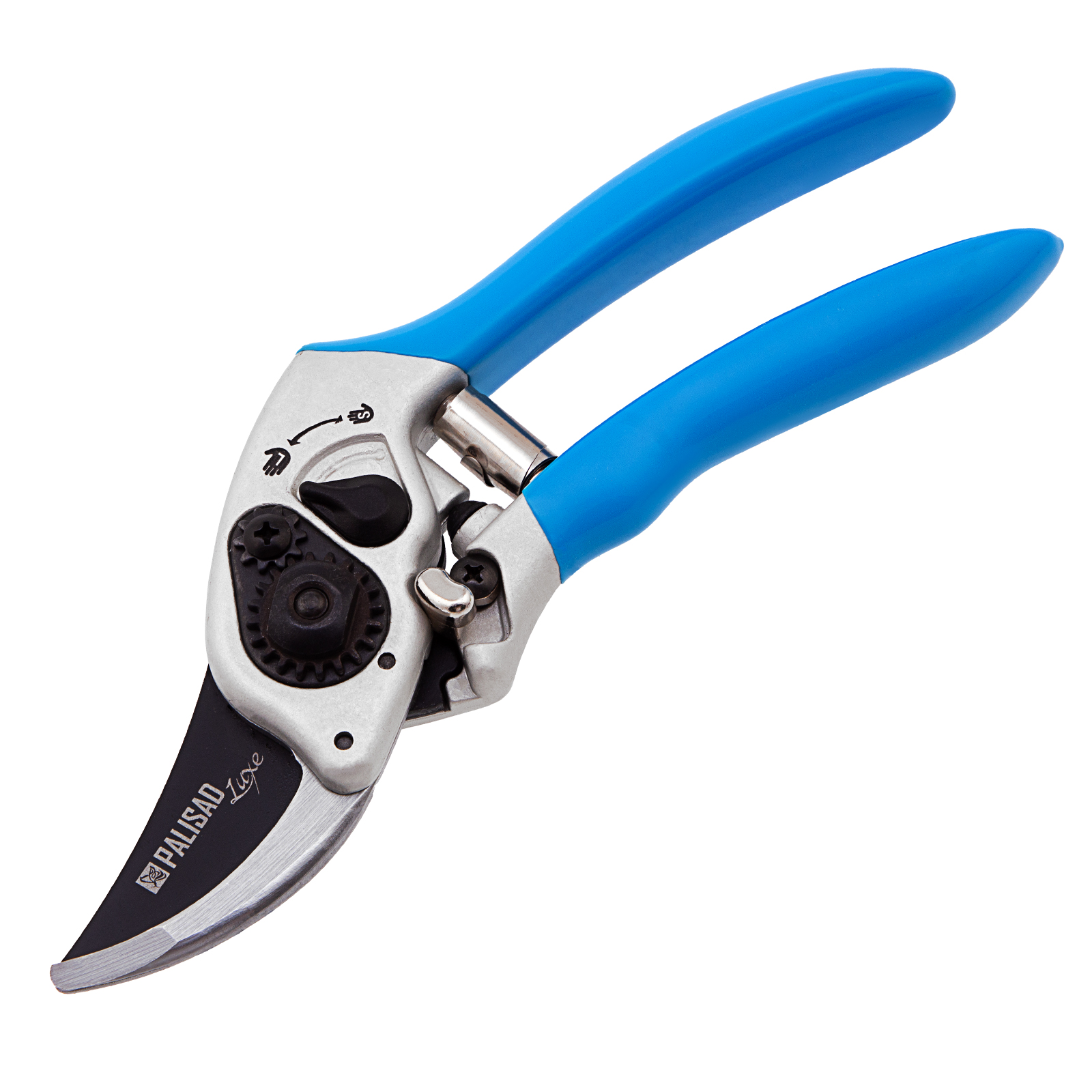 Секатор прямого реза, 210 мм, регулировка захвата, алюминиевые рукоятки, Luxe, Palisad (60470)