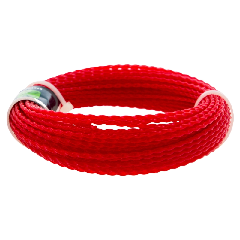 Леска для триммера овальная витая, 2.0 мм х 15 м, Сибртех (961365)