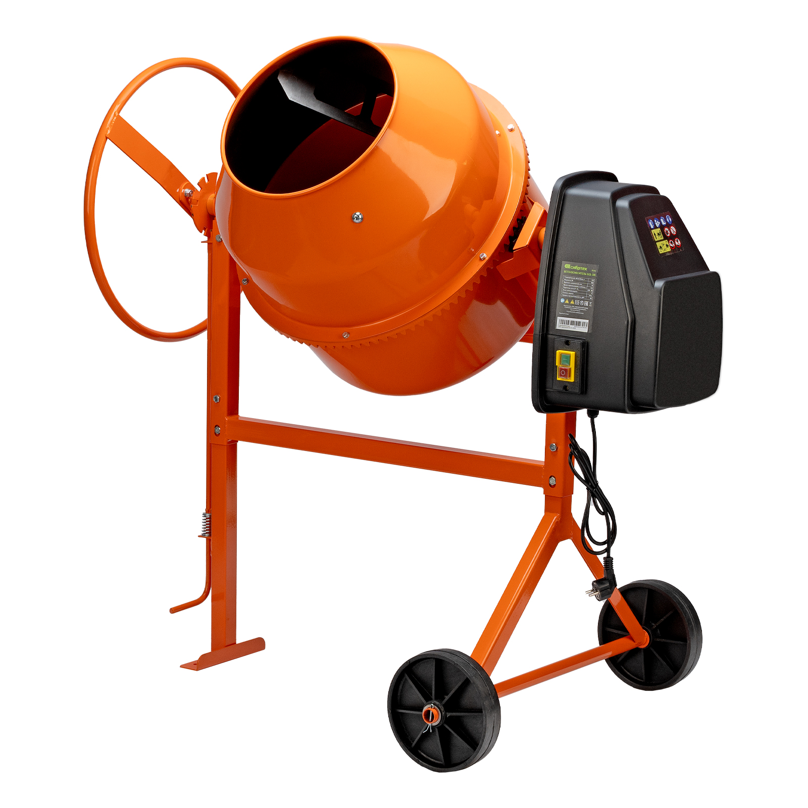 Бетоносмеситель БСЕ-120, 120 л, 500 Вт Сибртех (95476)