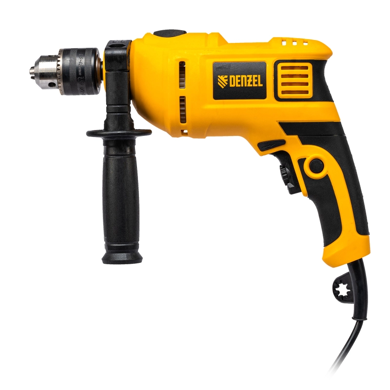 Дрель ударная ID-650, 650 Вт, 0-3000 об/мин, 48000 уд/мин Denzel (26304)
