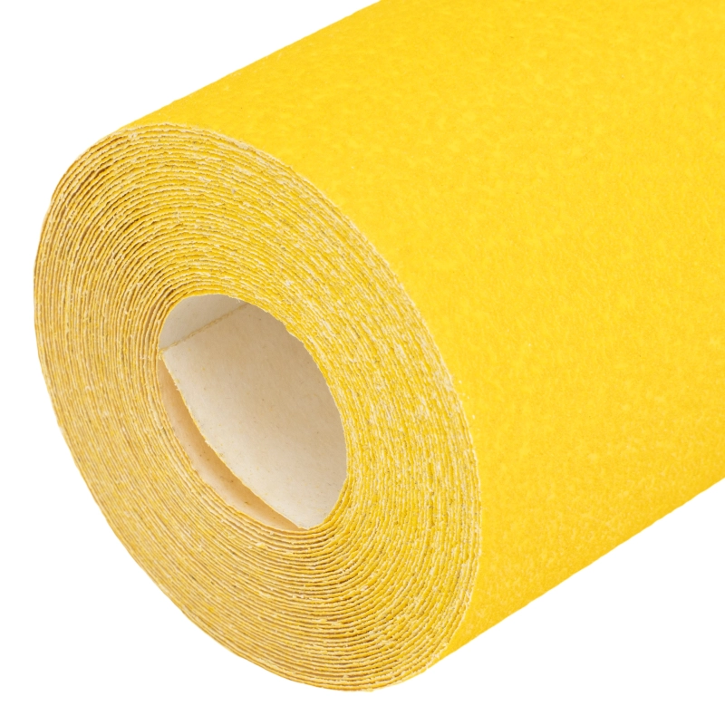 Шкурка на бумажной основе, LP41C, зернистость Р 80, мини-рулон 115 мм х 5 м, "БАЗ" (75630)