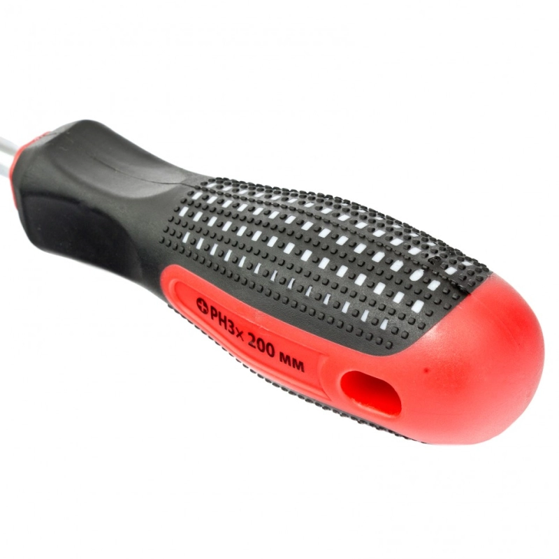 Отвертка Fusion, PH3 х 200 мм, CrV, трехкомпонентная рукоятка "Anti slip" Matrix (11447)