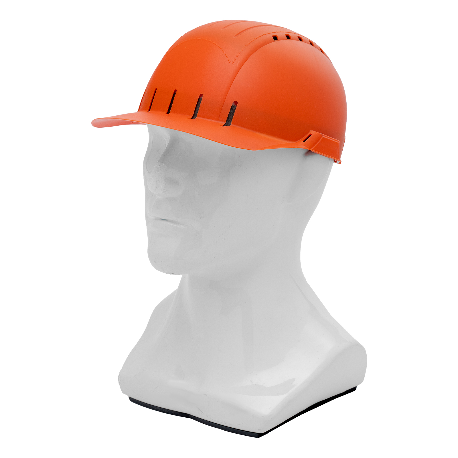 Каскетка защитная "Стиль", пластиковая, оранжевая Сибртех (89169)