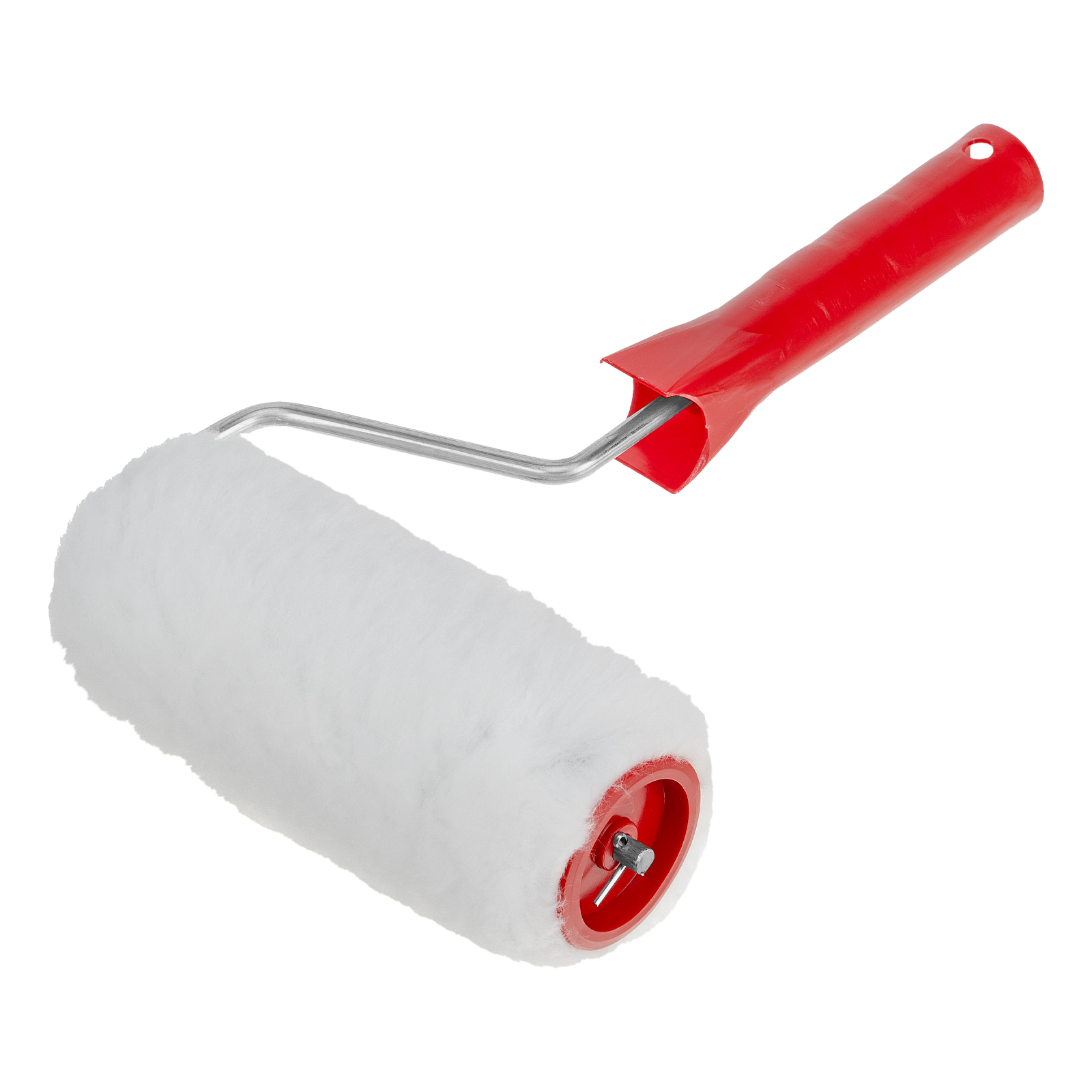 Валик "Искусственный мех", в сборе, 150 мм, D 48 мм, D ручки 6 мм, крепление шплинтом Сибртех (80152)