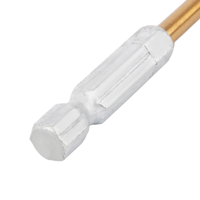 Сверло по металлу, 4 мм, HSS, нитридтитановое покрытие, шестигранный хвостовик Matrix (717402)