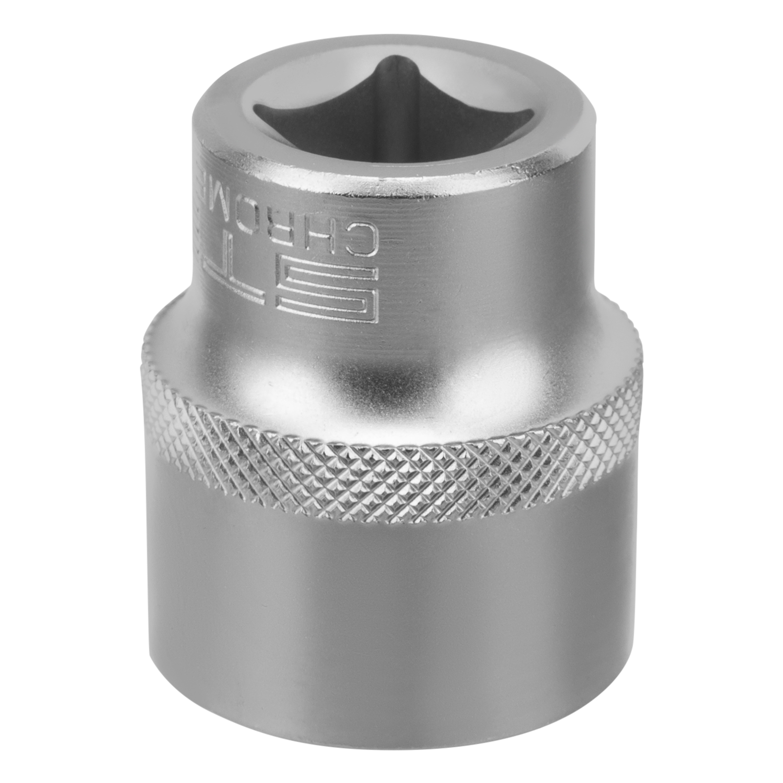 Головка торцевая, 24 мм, двенадцатигранная, CrV, под квадрат 1/2, хромированная Stels (13669)